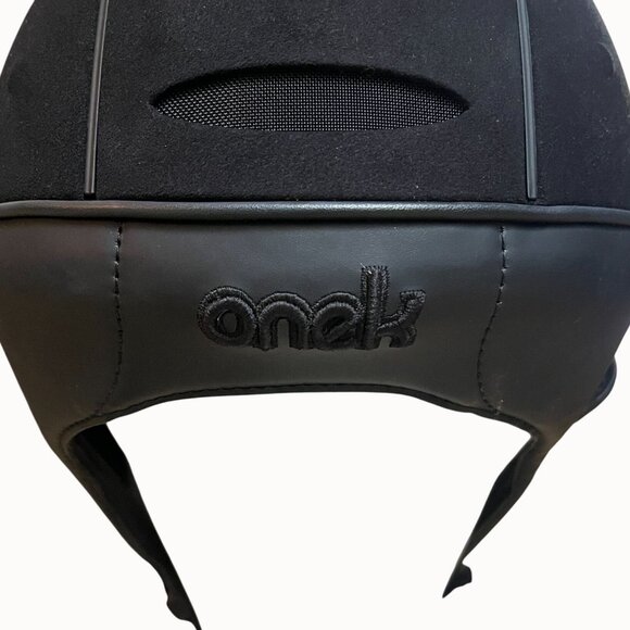 One K Defender Avance Riding Helmet Black Suede ASTM/SEI Certified Size XL - Picture 5 of 9